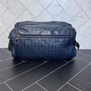 Bottega Veneta Blue Leather waist bag